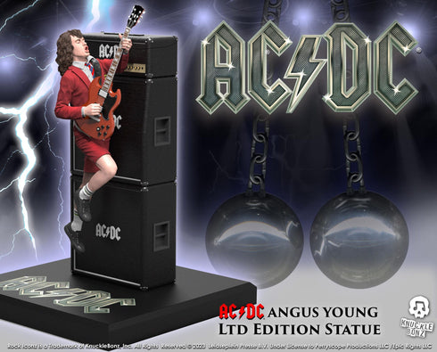 Knucklebonz AC/DC Rock Iconz Angus Young III Statue